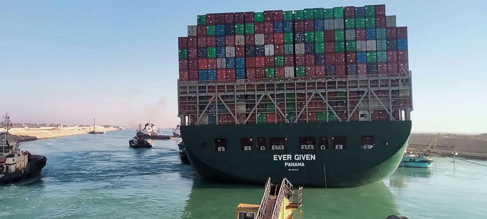 ship blocked the Suez Canal for nearly a week, according to the top canal official. He also warned the ship and its cargo will not be allowed
