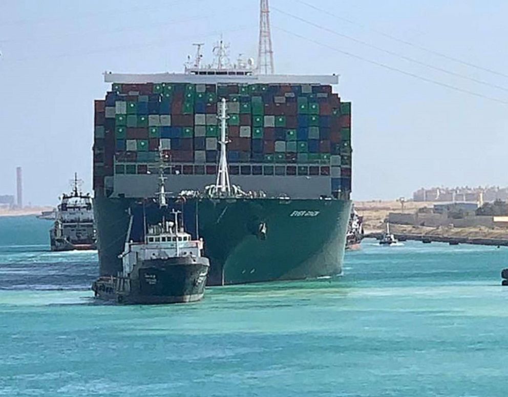 nt takes into account the salvage operation, costs of stalled traffic, and lost transit fees for the week that the Ever Given had blocked the Suez