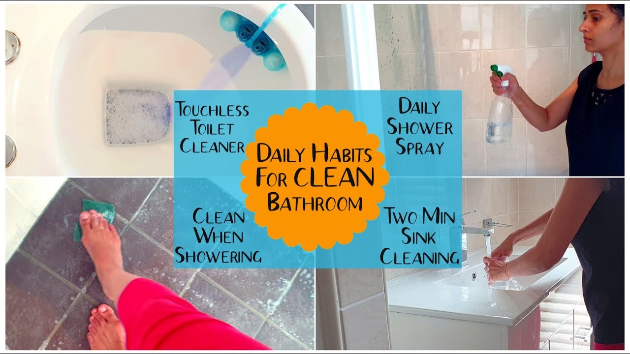 A Few Easy Steps to Maintaining a Clean Bathroom