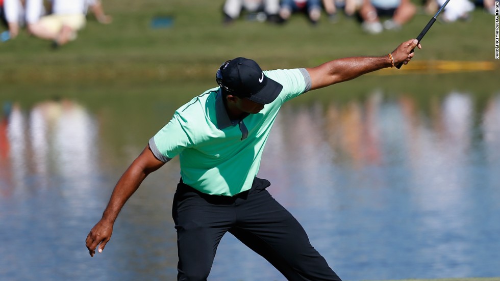 Tiger Woods tames Blue Monster with complete round at WGC event