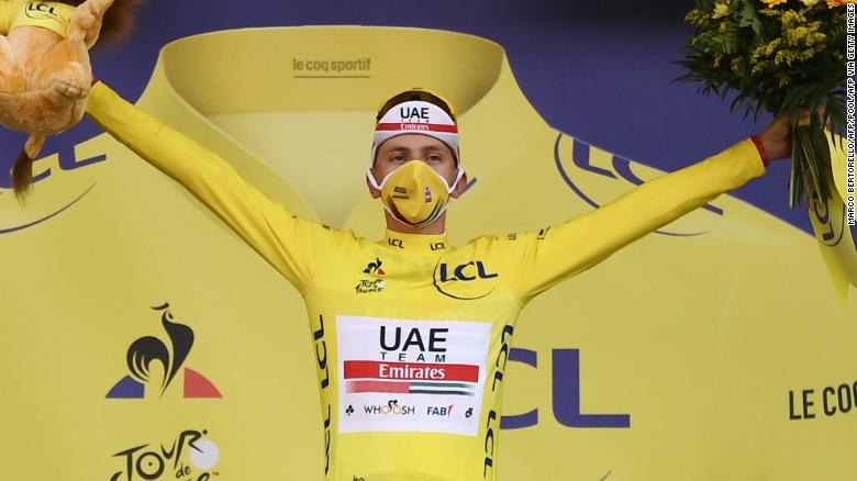 Slovenias Tadej Pogacar stuns compatriot Primoz Roglic to lead Tour de France