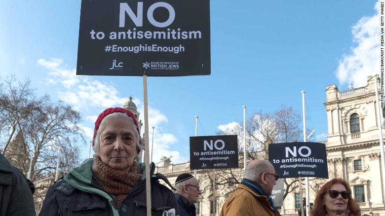 Reported anti-Semitic incidents hit record high in UK -- charity
