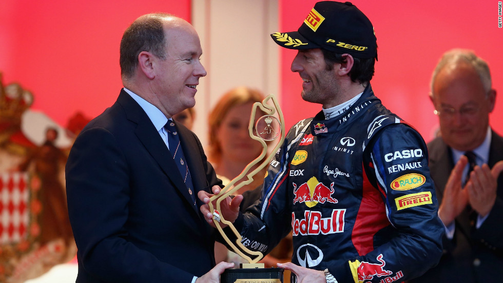 Webber wins Monaco Grand Prix as Alonso takes lead in world title race