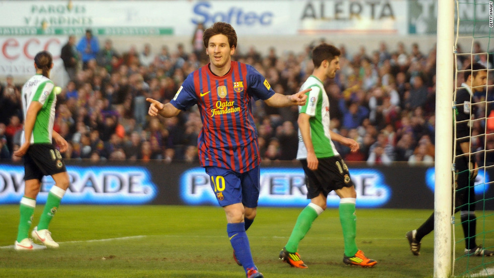 Messi reaches 50 goals in Barca win
