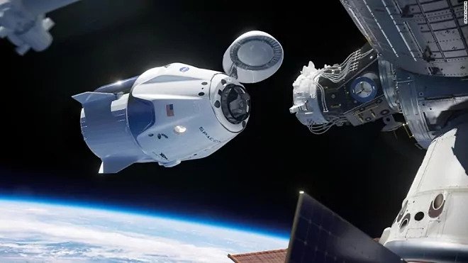 LIVE: SpaceXs Crew Dragon docks at the International Space Station