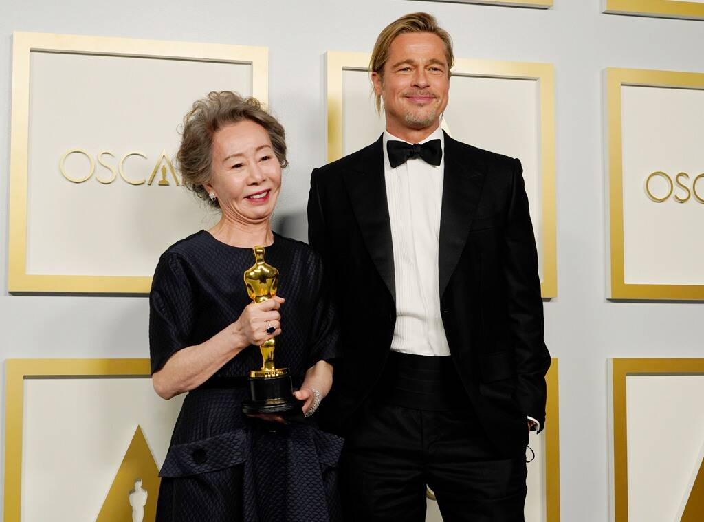 Oscar Winner Yuh-Jung Youn Had the Perfect Response When Asked How Brad Pitt Smells