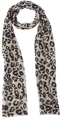 Snow Cashmere Leopard Scarf For You